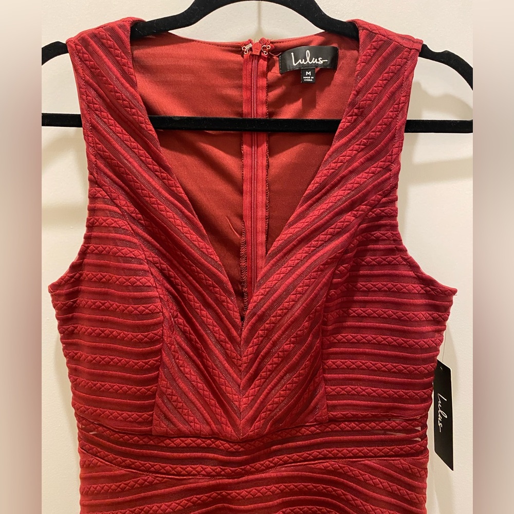 Lulu’s red dress - NWT - size Med